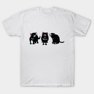 Tom, Tilly and Tarn the Tasmanian Devil Pups T-Shirt